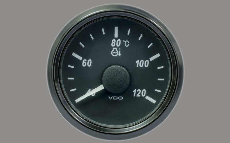 SingleViu Coolant Temperature Gauges 120°C